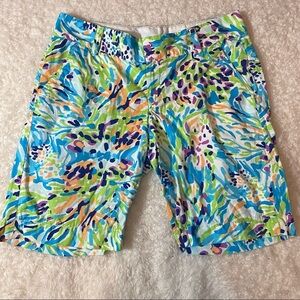 Lily Pulitzer Chipper Shorts Sea Soirée Size 4